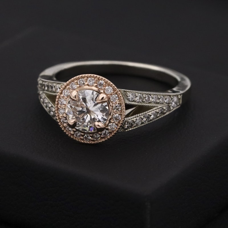 Zlatni prsten s dijamantom 0.25ct